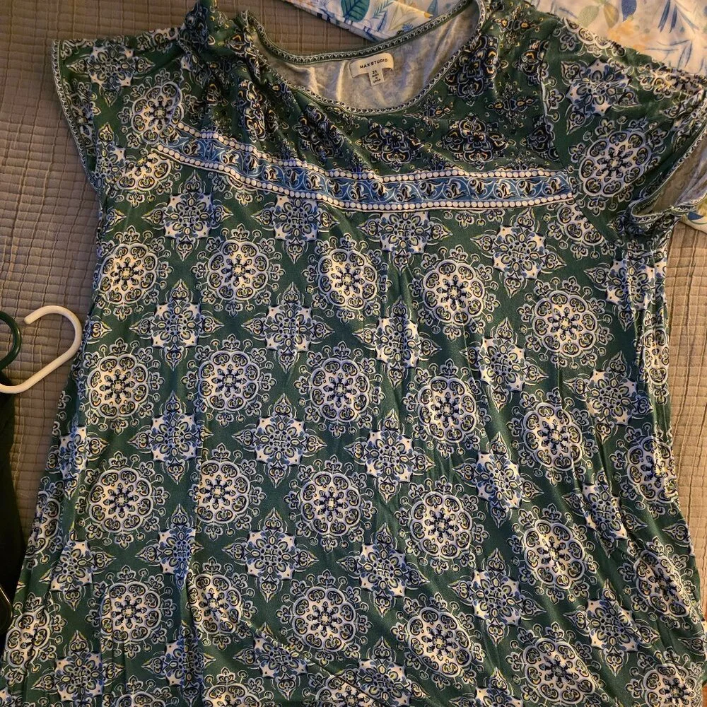 Womens Short Sleeve Dress - Picture 1 of 2